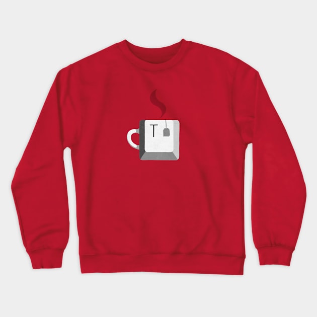 T-key - Tea time Crewneck Sweatshirt by maivisto